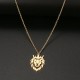 Wholesale Stainless Steel Crown Lion Necklace